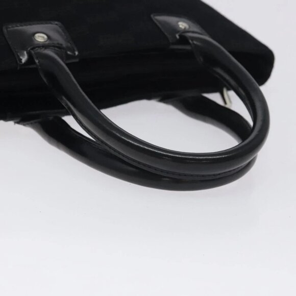 BALENCIAGA Hand Bag Canvas Black Auth SW1025 - Picture 9 of 16